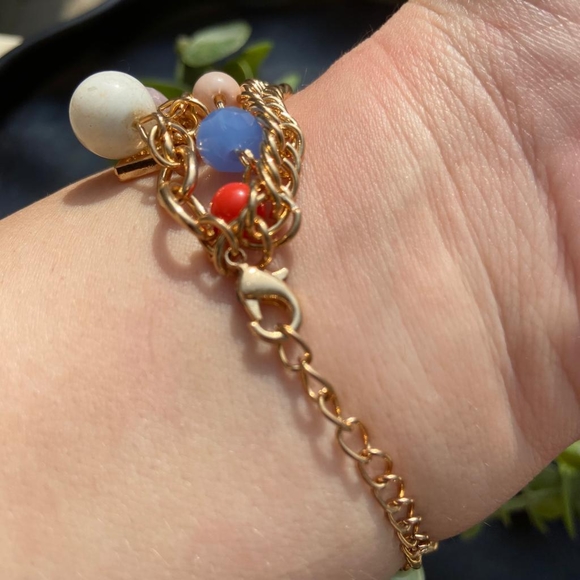 Colourful Gold Luxury Bracelet - Picture 10 of 15